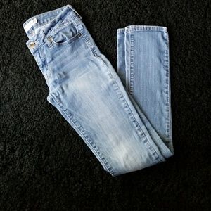 Bullhead Black Size 3 Light Washed Skinny Jeans